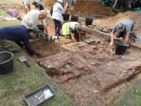 excavating the chute