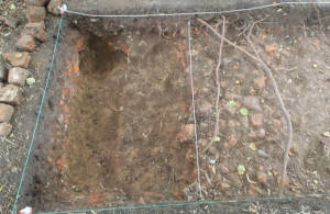 west end of trench 2