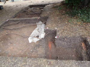 conduit in trench 1