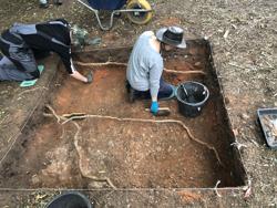 trench 5 pebbles